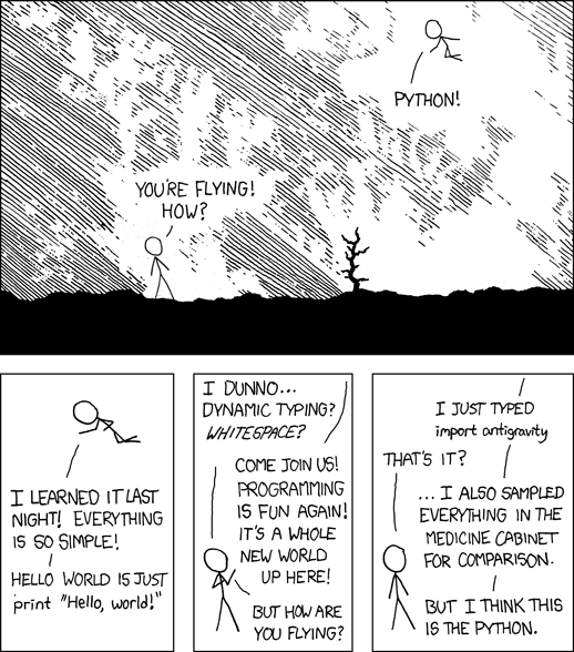 XKCD on Python