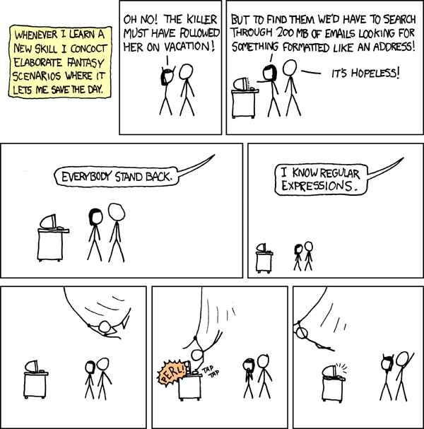 XKCD on Regex